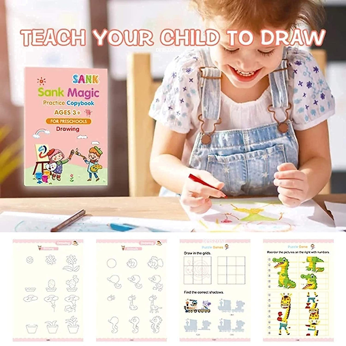 Urban Trends™ MagicWrite Reusable Practice Copybook - BUY 1 GET 1 FREE 🎁