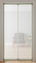 Magnetic mesh door mosquito net in porcelain