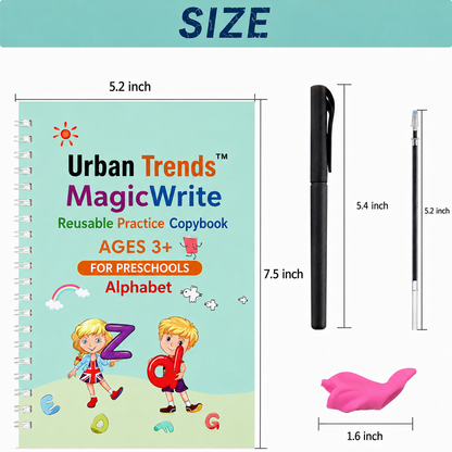 Urban Trends™ MagicWrite Reusable Practice Copybook - BUY 1 GET 1 FREE 🎁